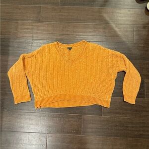 Cropped Knit Sweater